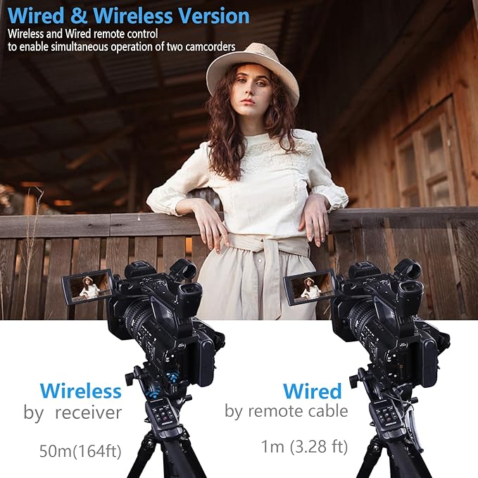 Upgraded Wireless Camcorder Remote Control Zoom Controller - Image 2