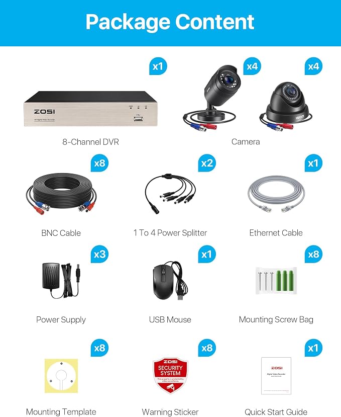 ZOSI 8CH 3K Lite Security Camera System - Image 9