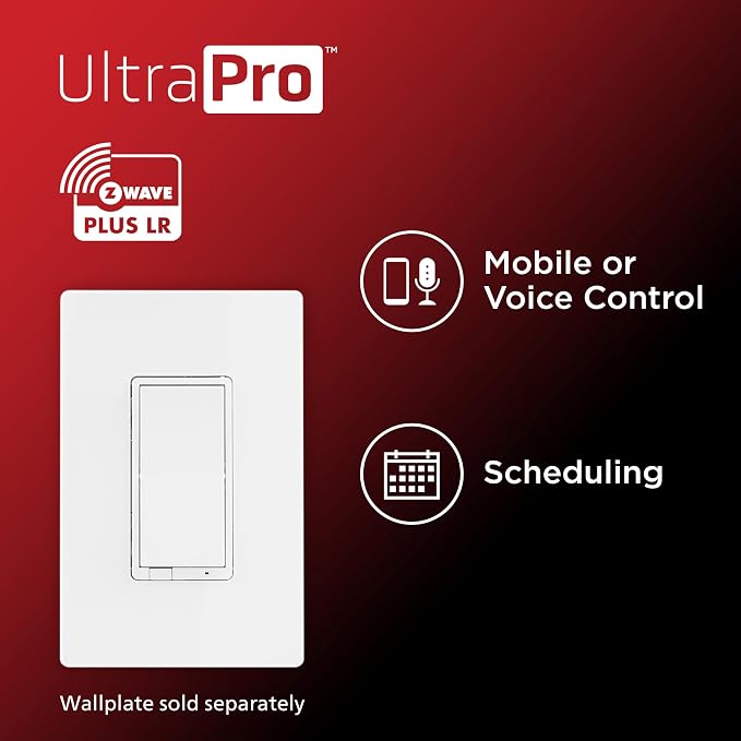 UltraPro Z-Wave Plus Long Range in-Wall Smart Light Switch - Image 5