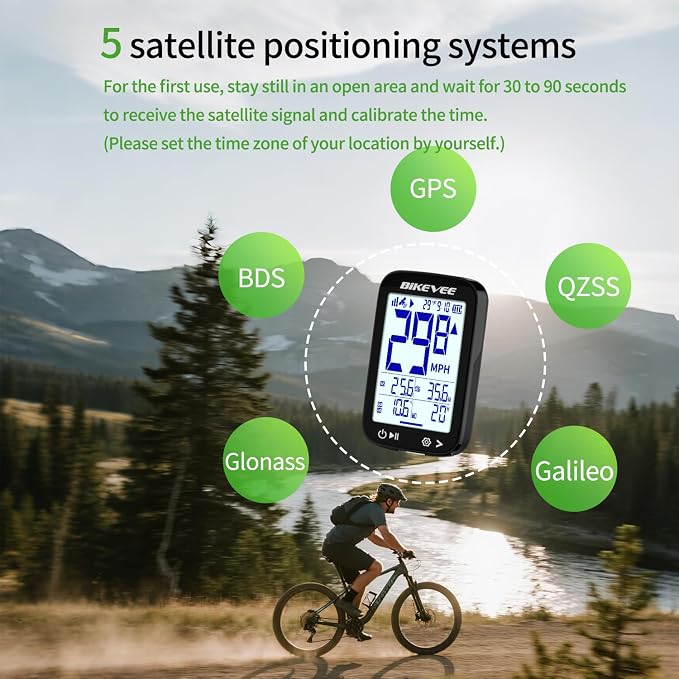GPS Bike Computer Wireless Cycling Computer - Image 6