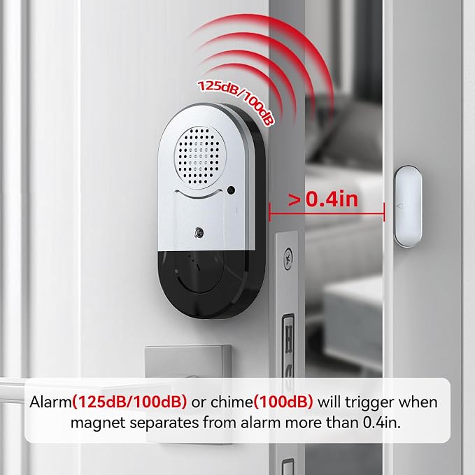 Sanjie Door Alarms When Opened, Door Window Alarm Sensors - Image 2