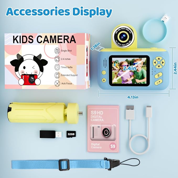 Makolle Camera for Kids, Portable Travel Camera for Childrens Age 3-8, Drop - Image 8