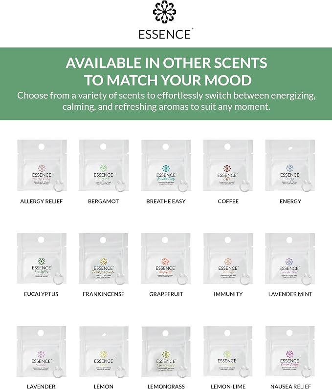 Essence Wearable Aromatherapy Nasal Diffuser – Bergamot Essential Oil Nose Ring - Image 7