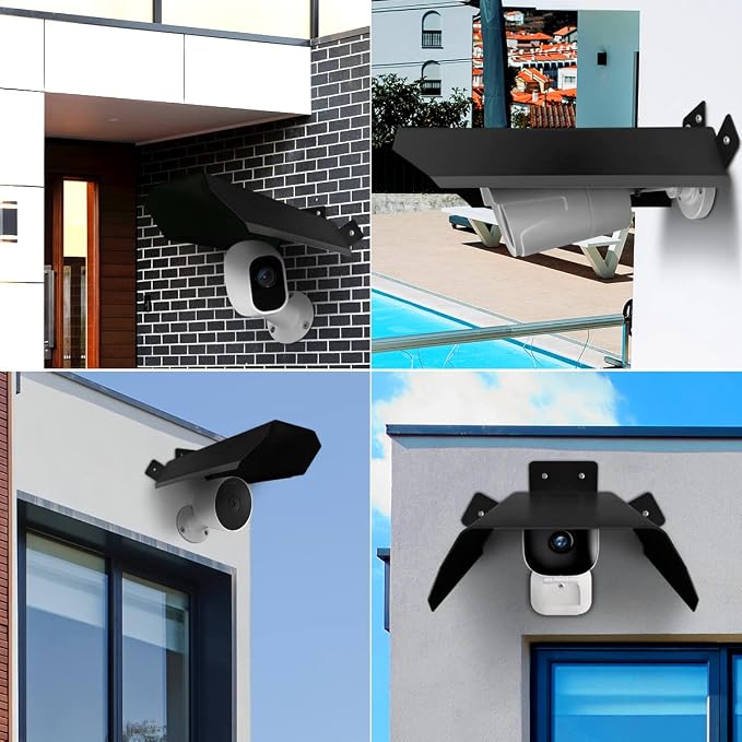 OOSSXX Universal Outdoor Security Camera Sun Rain Cover Shield - Image 4