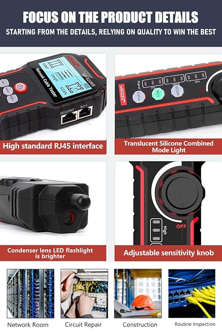 NF-8209S Network Cable Tester, RJ45 Ethernet Tester - Image 9