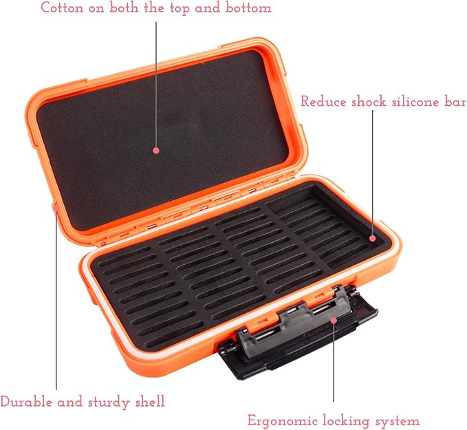 36 Slots Memory Card Case Orange - Image 7