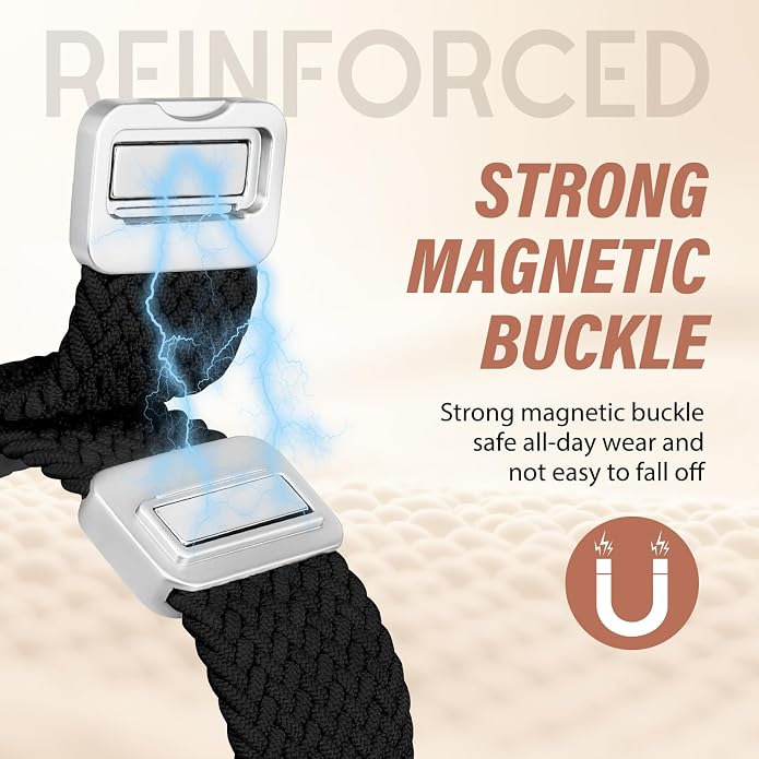 TOYOUTHS Braided Magnetic Band Compatible - Image 2