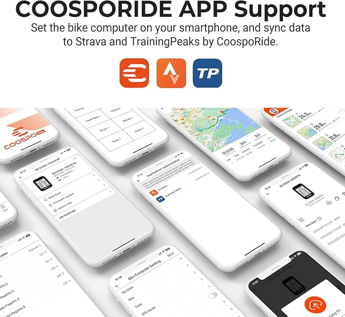 COOSPO Bike Computer Wireless GPS, Bike Speedometer - Image 5