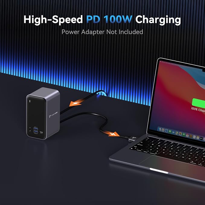 TobenONE 16-in-2 MacBook Docking Station Dual 4K@60Hz, USB C Dock - Image 6