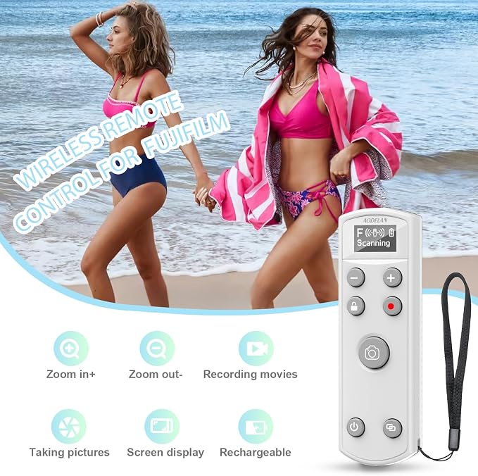 Remote Control for Fujifilm Camera, USB-C Rechargeable Wireless Shutter Release - Image 2