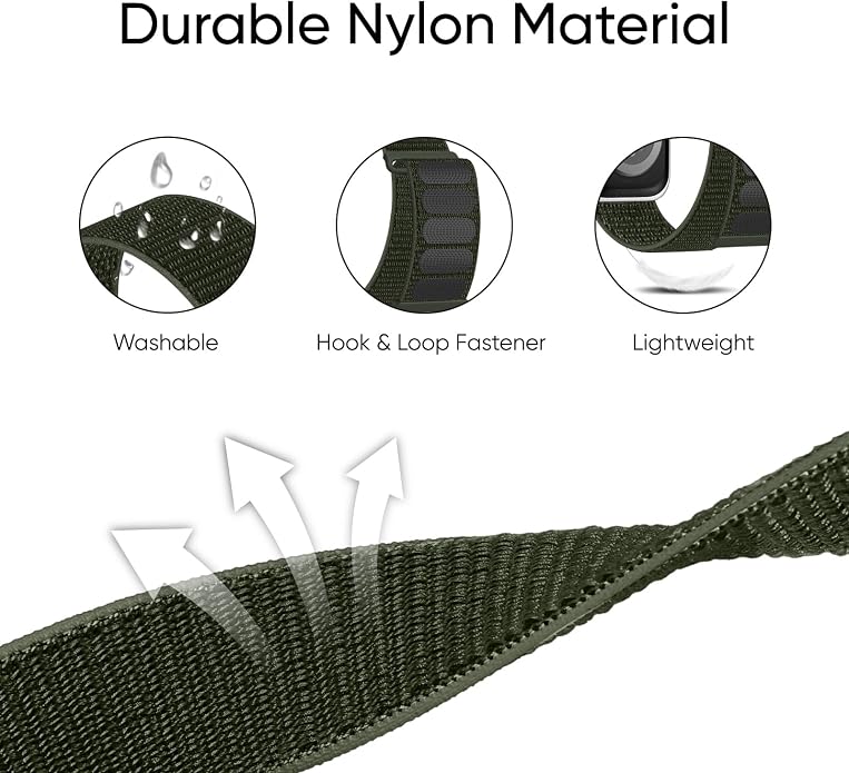 6 Pack Sport Nylon Loop Band Compatible - Image 2