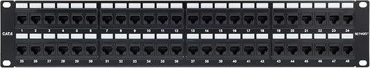 Networx Rackmount 2U 48 Port Network Patch Panel by Networx