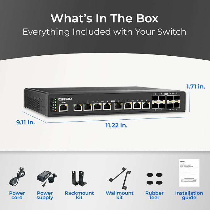 QNAP 8-Port 10GbE SFP+ Fiber and 8-Port Full 10GbE RJ45 Industrial-Grade - Image 7