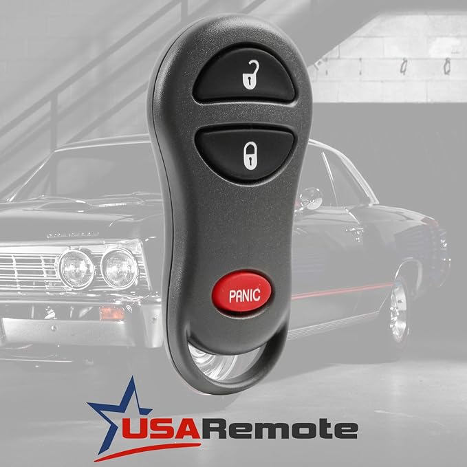 Car Key Fob Keyless Entry Remote fits Jeep Cherokee/Jeep Grand Cherokee 1999 - Image 2