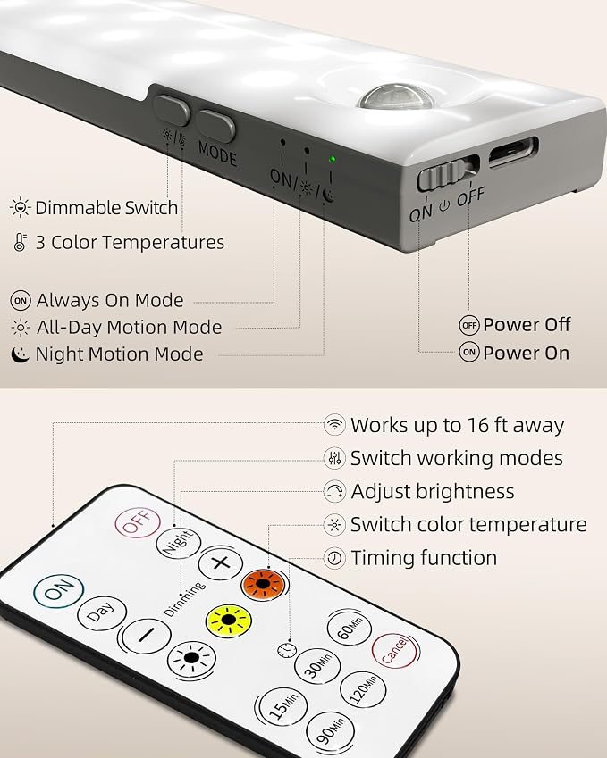 EZVALO 6-Pack Under Cabinet Lighting - Image 9