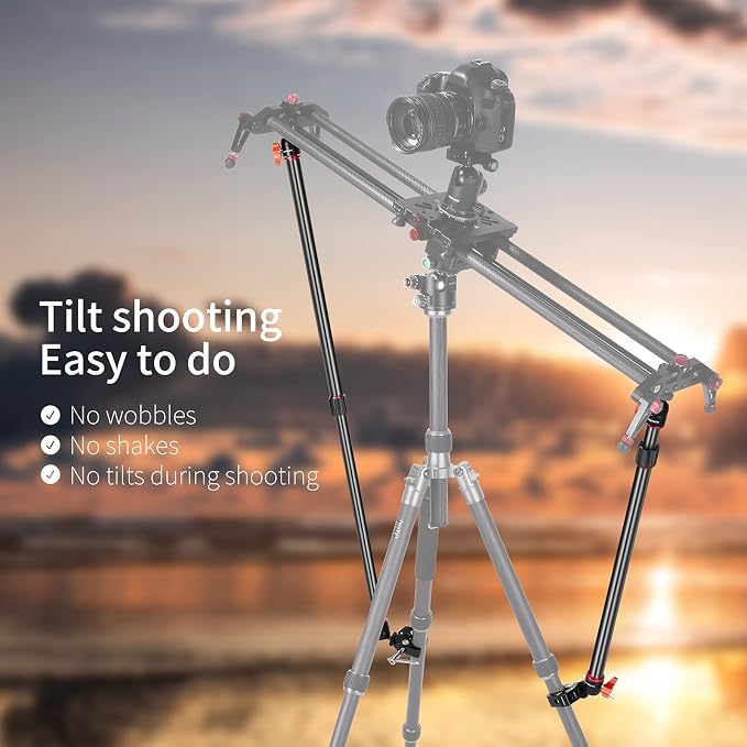 Neewer Camera Slider Support Arm Stabilizer, Extendable Poles - Image 4