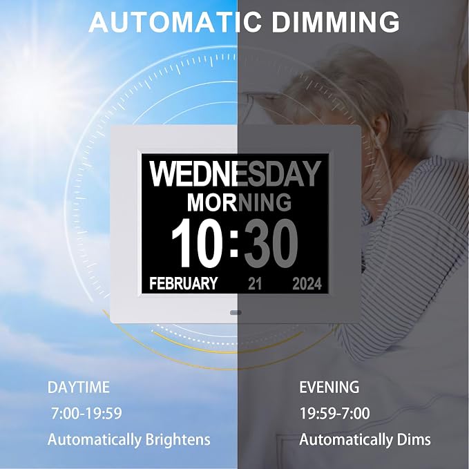 SSINI Dementia Clock Large Digital Calendar - Image 4