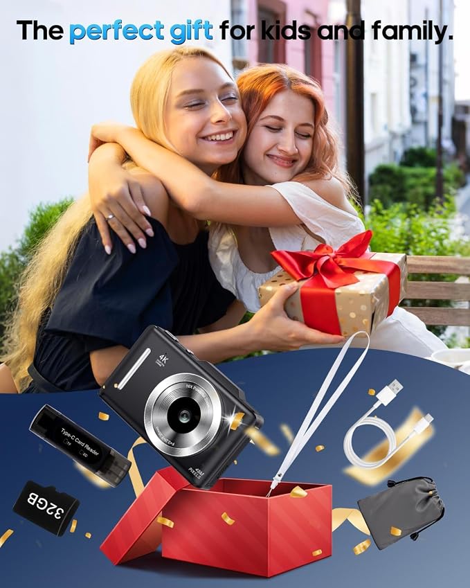Digital Camera 4K for Kids-48MP Autofocus Vlogging Camera - Image 9