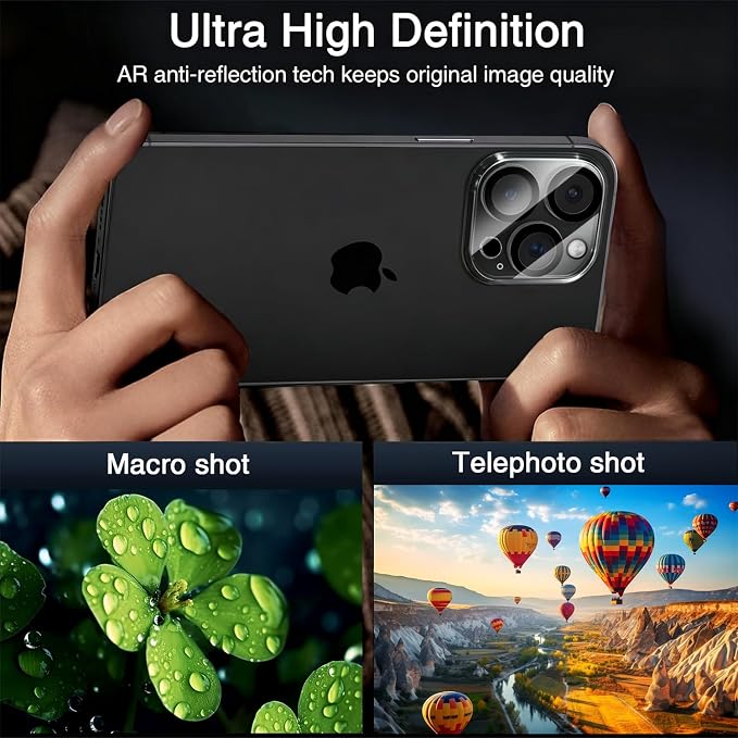 Wiaocit 3 Pack Tempered Glass Camera Lens Protector - Image 4