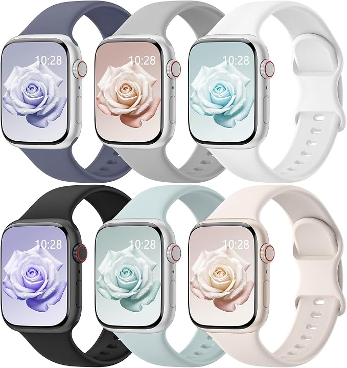 6 Pack Sport Bands Compatible by HEARTBOOM