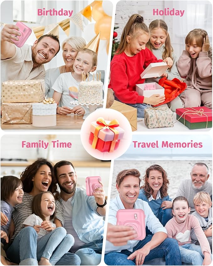 Instant Camera, Dual-Lens Kids Camera Instant Print - Image 7