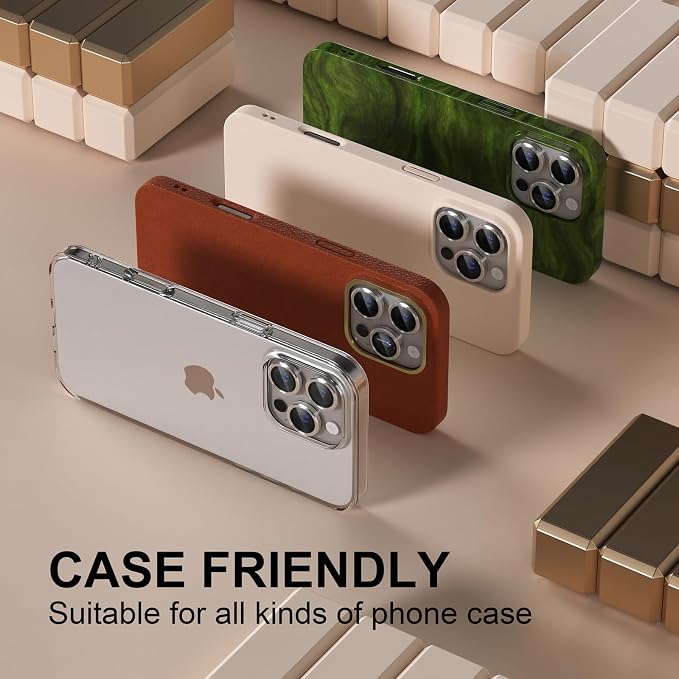 Misea Compatible for iPhone 16 Pro/iPhone 16 Pro Max Camera Lens Protector - Image 5