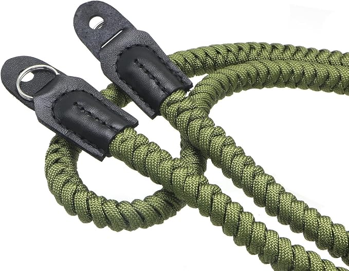 Paracord Woven Camera Neck Shoulder Strap Belt Hand Compatible - Image 3