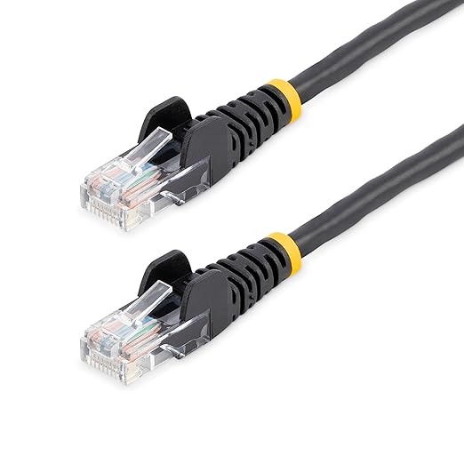 StarTech.com 100ft Black Cat5e Snagless RJ45 UTP Patch Cable - 100 ft Patch by StarTech