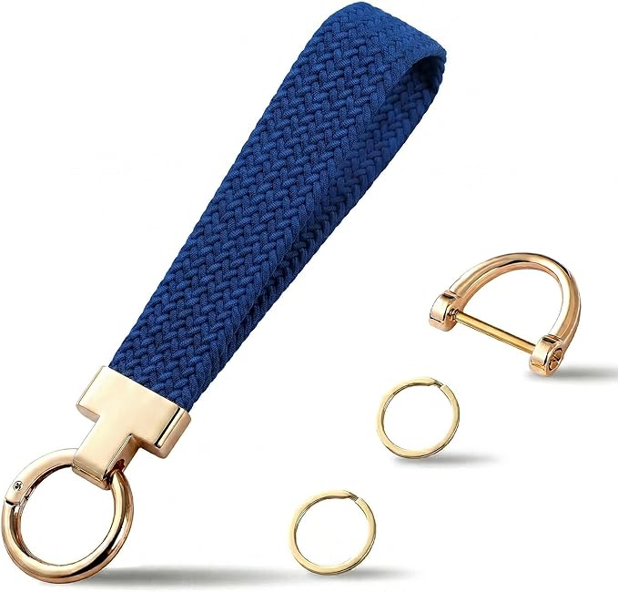 Weixiltc Keychain Wristlet for Women, Elastic Woven Lanyard by Weixiltc