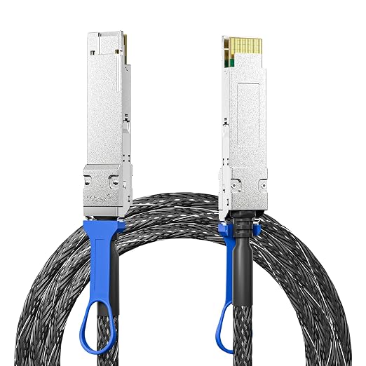 10Gtek 400GBASE QSFP-DD to QSFP-DD Passive Direct Attach Copper Twinax Cable by 10Gtek