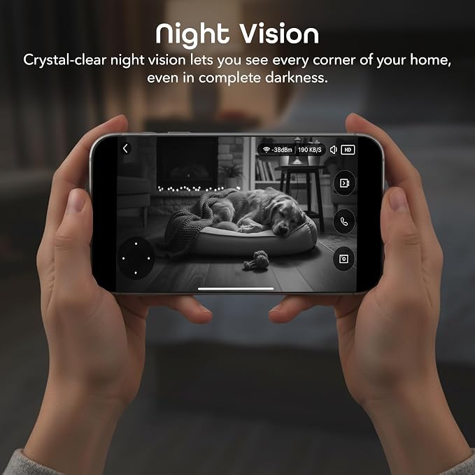 Geeni Sentinel Smart 2K Indoor Security Camera - Image 6