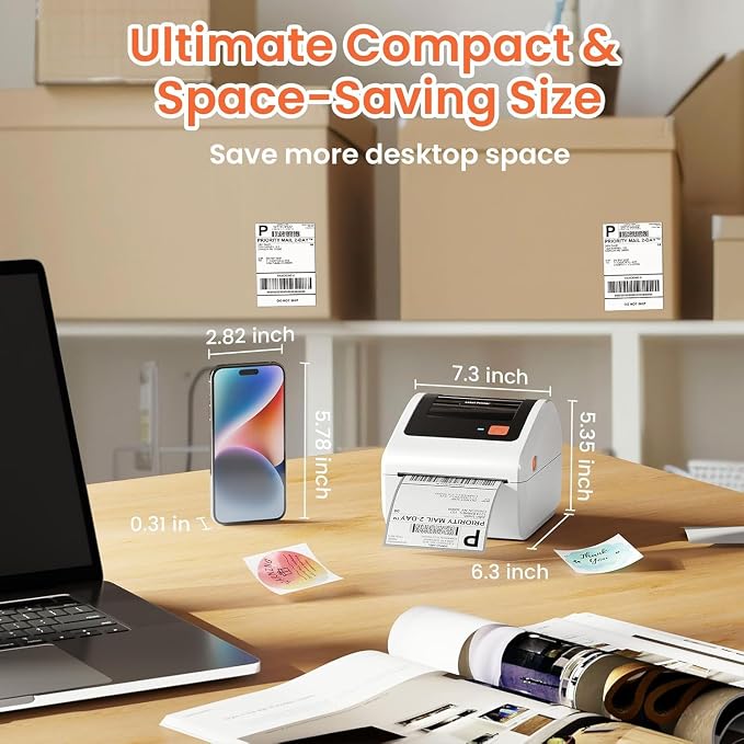 Bluetooth Shipping Label Printer - Image 5