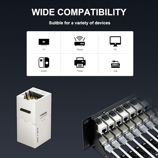 iwillink 10Gbps Patch Panel 48 Port, Shielded RJ45 Through Cat6A Patch Panel - Image 2