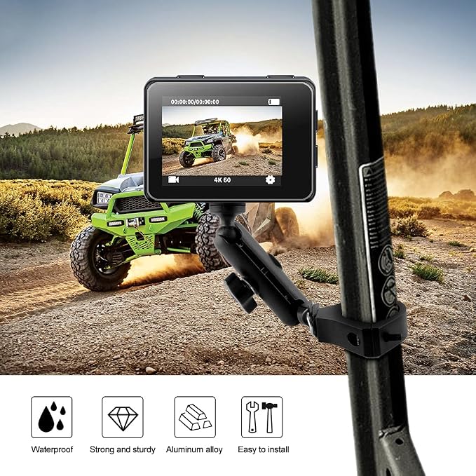 MAIKER Off Road UTV ATV Camera Mount, Compatible - Image 3
