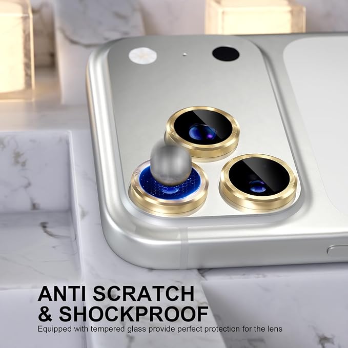 Choiche Compatible for iPhone 17 Pro/iPhone 17 Pro Max Camera Lens Protector - Image 3