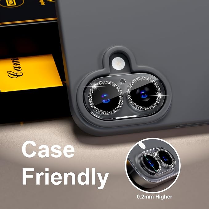 for 6 Pack iPhone 17 / iPhone 16 / iPhone 16 Plus Camera Lens Protector 9H - Image 6