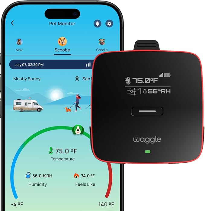 Waggle 4G Pet Temperature Monitor by Waggle