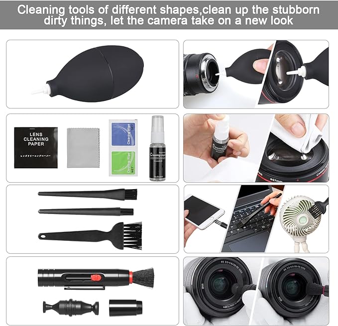 18-in-1 Professional Camera Cleaning Kit - Image 5