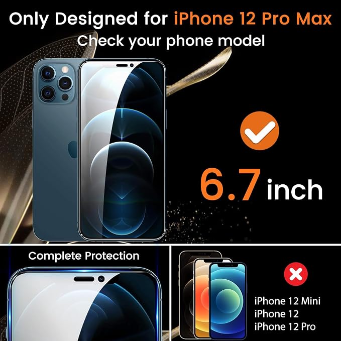 Lesakit 3+3 Pack Privacy Screen Protector - Image 2