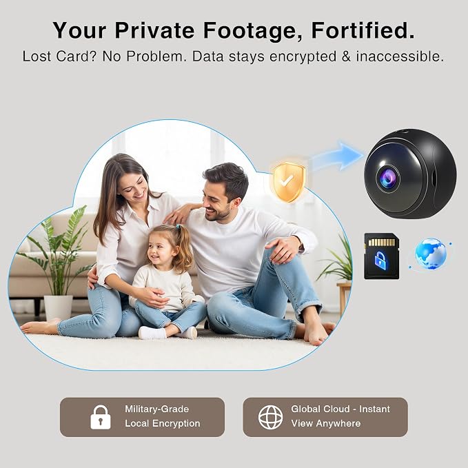 Indoor Camera Wireless-4K Mini Nanny Cam Spy Hidden Camera, Dual-Band WiFi - Image 6
