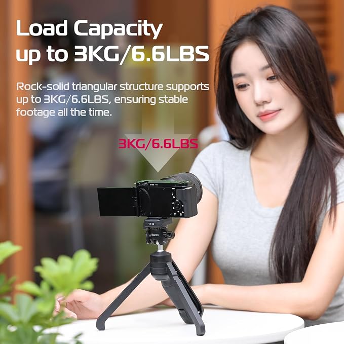 ULANZI TT38 One-Click Opening Vlogging Tripod Uka Quick-Release F38 w Cold Shoe - Image 5