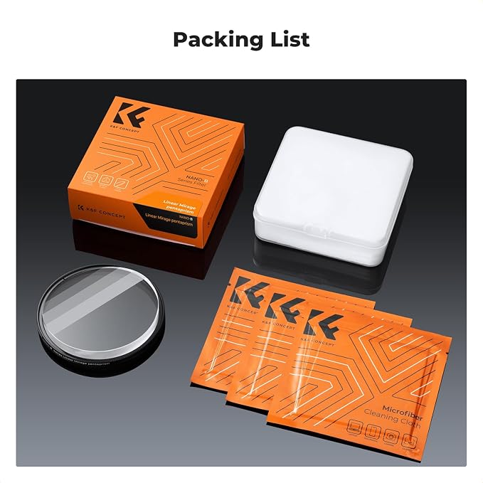 K&F CONCEPT 77mm Linear Glass Prism, Foreground Blur, Repeated Color Images - Image 7