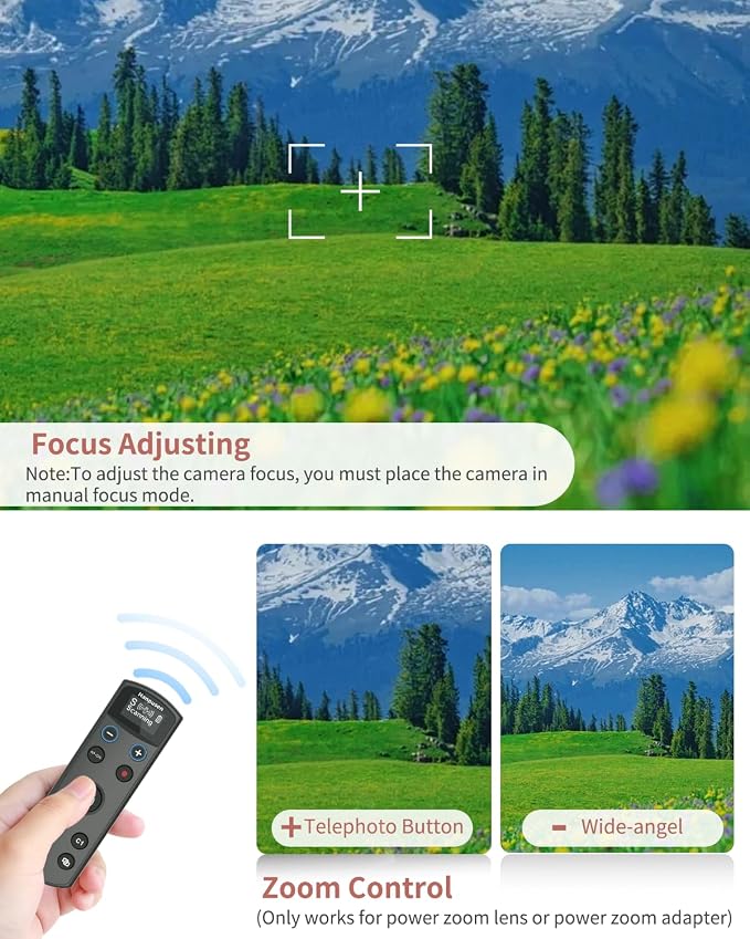 for Sony Camera Remote Control, Hanpusen Rechargeable Wireless Shutter Release - Image 3
