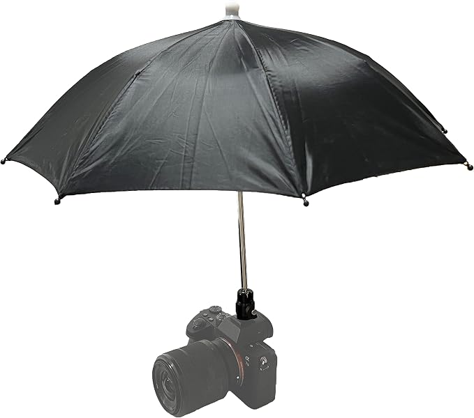 Hot Shoe Umbrella, Protects Camera from Rain by BelTech