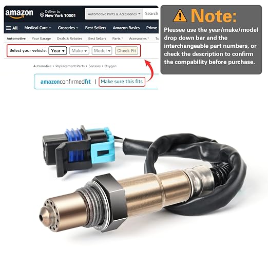 Nifeida 250-24773 234-4818 Oxygen Sensor Heated Air Fuel Ratio O2 Sensor - Image 7