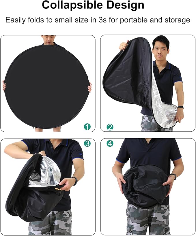 PULUZ 5-in-1 Collapsible Reflector - Image 4