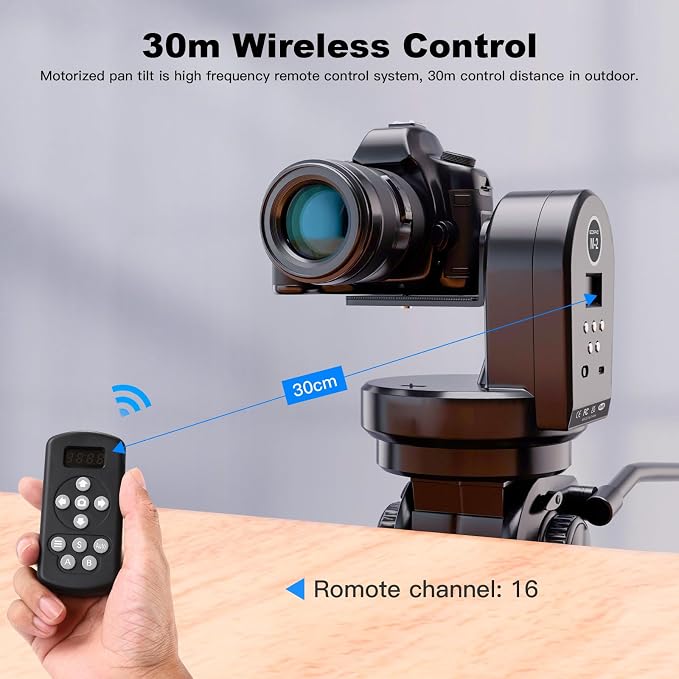 Soonpho M2 Motorized Rotating Panoramic Tripod Head - Image 3