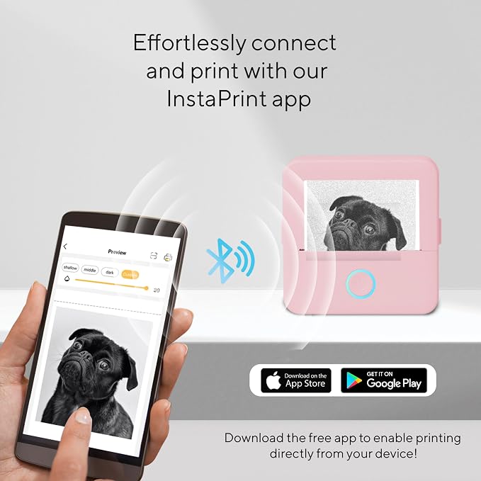 Mini Portable Thermal Printer, 200 Dpi Monochrome Label, Receipt and Image - Image 9