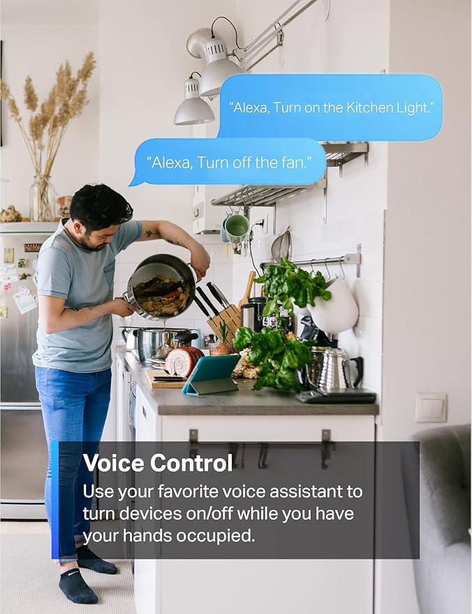 TP-Link Tapo Smart Plug Mini 15A, Smart Home Wi-Fi Plug, Super Easy Setup - Image 4