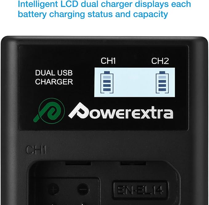 NP-FW50 Battery and Smart LCD Display Dual USB Charger Compatible - Image 5